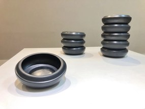 Set 48 Boluri Vulcano Amare (Negru Mat, 1 Litru)