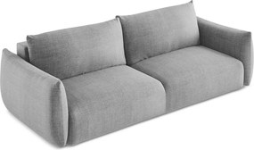 Canapea gri deschis extensibilă 230 cm Leila – Makamii