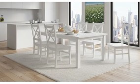 Scaun de sufragerie NATE alb