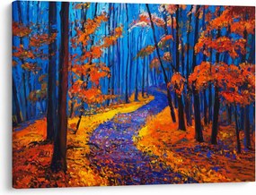 Tablou - Pădurea toamna (70x50 cm)