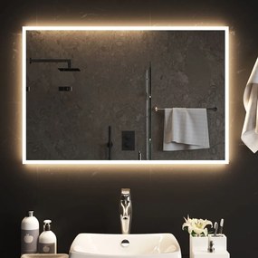 Oglinda de baie cu LED, 90x60 cm 1, 90 x 60 cm