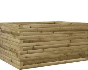 vidaXL Jardinieră de grădină, 90x60x46 cm, lemn de pin impregnat