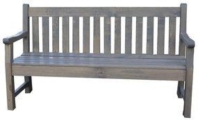 Bancă de grădină gri din lemn London - Rojaplast