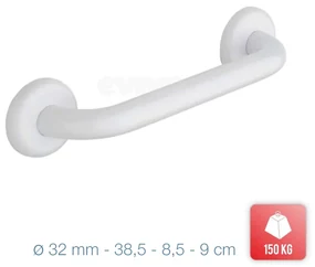 Bara de sustinere pentru baie 30cm Metaform Safe Medium 105H08004, alb