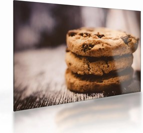 Tablou pe sticlă cu biscuiți cookies (70x50 cm)