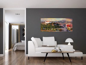 Tablou - Panorama bratislavei, Slovacia (120x50 cm)