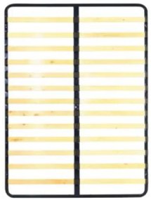 Somiera cu lamele in cadru metalic fix 140x200 cm