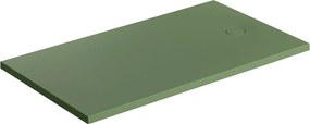 Cadita de dus compozit Omnires AquaRock M+ dreptunghiulara verde olive mat 90x160 cm