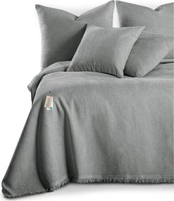 Cuvertură gri din janilie 220x240 cm Talo – Filumi
