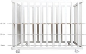 Țarc pentru copii alb 100x75 cm Roba style – Roba