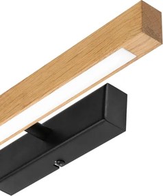 Lampă LED pentru tablouri VERDE LED/5,5W/230V 3000K 46 cm stejar/negru