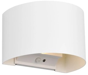 Corp de iluminat pentru exterior LED de perete cu senzor de mișcare (înălțime 10 cm) Talent – Trio