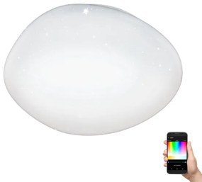 Eglo 900128 - Plafonieră LED RGBW dimabilă SILERAS-Z LED/21,6W/230V