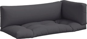 vidaXL Perne de paleți, 3 buc., antracit, material textil