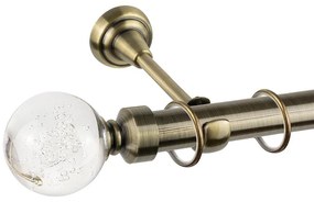 Galerie simpla bara simpla Cristal 25/19 – auriu antic - 300 cm