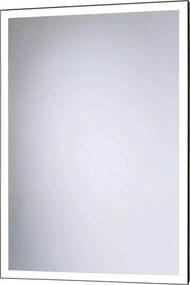 Oglinda reversibila dreptunghiulara LED Dubiel Vitrum Solid Black 50x70 cm