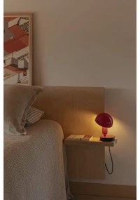 Lampă de masă cu clemă FARO 56103 2 în 1 BELA 1xE27/15W/230V roșu