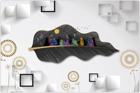 Tablou abstracției (90x60 cm)