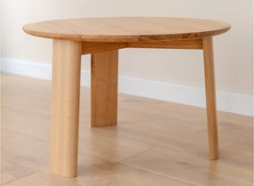 Măsuță lemn masiv rotundă Monte Ø61×39 cm