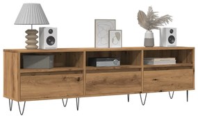 vidaXL Comodă TV, lemn vechi, 150x30x44,5 cm, lemn prelucrat