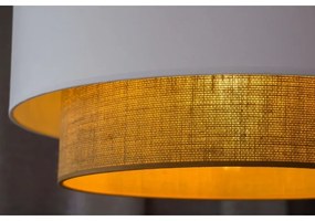 Lustră pe cablu Duolla BOHO 1xE27/15W/230V d. 45 cm alb/maro