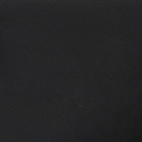 Tablie de pat cu aripioare, negru, 83x16x118 128 cm, piele eco 1, Negru, 83 x 16 x 118 128 cm