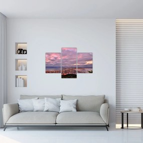 Tablou - Amurg la oraș (90x60 cm)