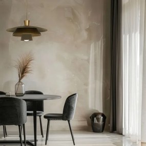 Lustră pe cablu PLATO 1xE27/15W/230V alamă/auriu