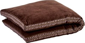 Saltea de podea din catifea brodată manual cu motive geometrice, 60×140 cm, „Velvet Mattress"