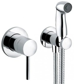 Set baterie monocomanda incastrata cu dus de bideu, crom