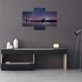 Tablou cu cerul nocturn și stele (90x60 cm)