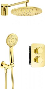 Set de duș cu baterie termostatata BXYZGEBT Finisaj: auriu