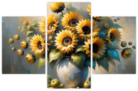 Tablou – Vază cu floarea-soarelui (90x60 cm)