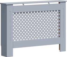 vidaXL Mască pentru calorifer, antracit, 112 x 19 x 81,5 cm, MDF