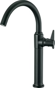Baterie lavoar inalta monocomanda negru Deante Temisto