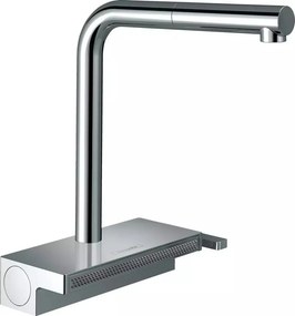 Baterie bucatarie cu dus extractibil Hansgrohe Aquno Select M81 250 cu 2 jeturi