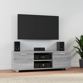 Comoda TV, gri sonoma, 120x40,5x35 cm, lemn prelucrat 1, sonoma gri, 120 x 40.5 x 35 cm