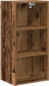 vidaXL Dulap suspendat Lemn vechi 40 x 29,5 x 80 cm Lemn compozit