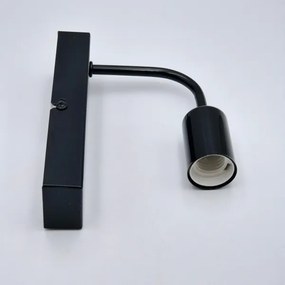 Aplică ASTRID 1xE27/60W/230V negru lucios