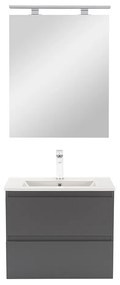 Mobilier complet de baie Vario Forte 60 antracit-antracit