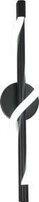 Aplica LED de perete MELECA, 12 W, 230 V, 3000/4000/6000 K, negru