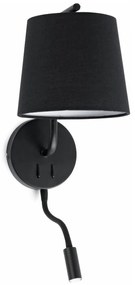 Aplică LED FARO 29330 BERNI 1xE27/20W/230V + 1xLED/3W