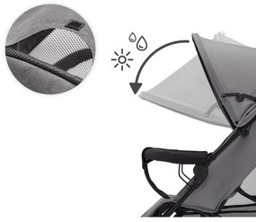 Cărucior de copii KINDERKRAFT TIK Stone grey