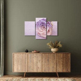 Tablou detaliu florii de trandafir (90x60 cm)
