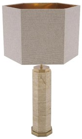 Veioza design LUX Newman, travertin