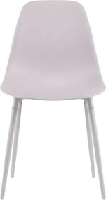 Scaun bucatarie OSAKA plastic, roz gri