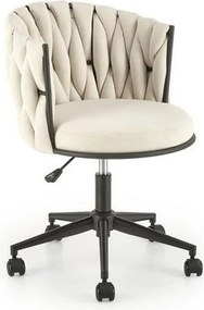 Scaun TALON, bej deschis, stofa, 55x60x75 cm