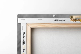 Tablou garoafă roz romantică într-o atingere vintage în design alb-negru