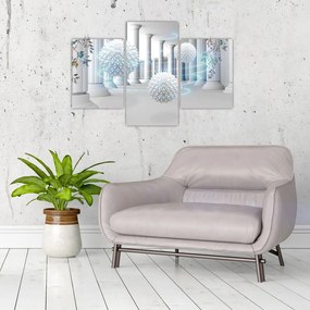 Tablou abstract în stil antic (90x60 cm)