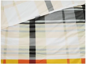 Lenjerie de pat din bumbac Renforce ORANGE KUBE colorat Dimensiunile lenjeriei: 70 x 90 cm | 140 x 200 cm